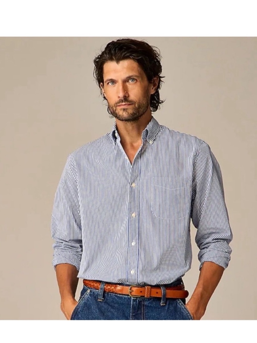 J Crew Shirt MT Secret Wash Black